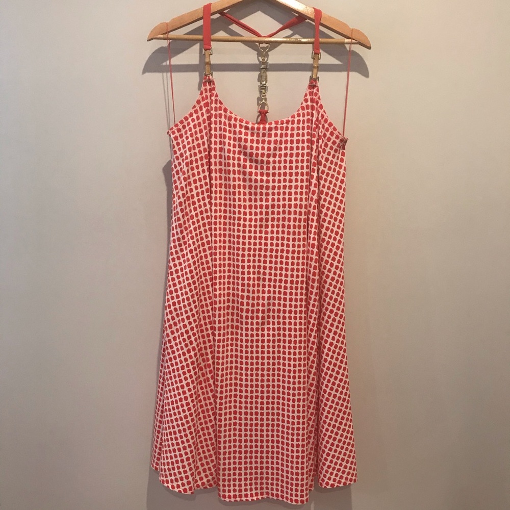 Donna Morgan Trapeze Bamboo Strap Dress size 14